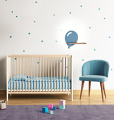 Lampa kinkiet półeczka LED 4W 4000K IQ Kids Balloon niebieski 21-84750