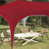 Namiot imprezowy rozkładany 575 x 288 x 245 cm bordowy