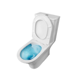 Kompakt wc, qfs, infinito okrągły, biały z deską wolnoopad. CE-85-001-I Invena