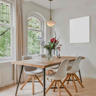 Nowoczesna Lampa Wisząca 30cm Biała ze Szkła Abruzzo Grami