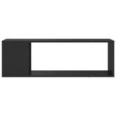 vidaXL Szafka pod TV, czarna, 100x24x32 cm, materiał drewnopochodny