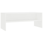 vidaXL Szafka pod TV, biała, 100x40x40 cm, materiał drewnopochodny