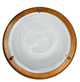 Lampa Sufitowa Candellux Duna 14-64090 Plafon Dąb Alabaster