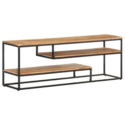 vidaXL Szafka pod TV, 130 x 30 x 45 cm, lite drewno akacjowe