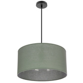 SHANTI lampa wisząca czarny 1x40 E27 abażur miętowy  31-38654