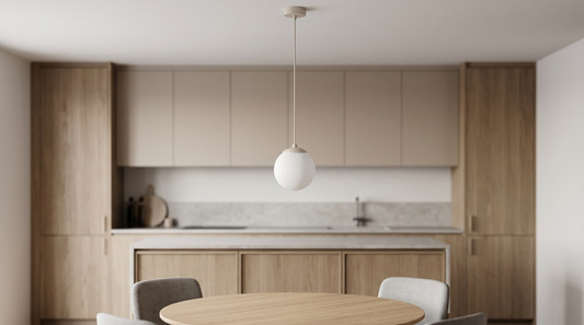 Lampa wisząca z kloszem nad okrągły stół, 1 x E14 K-6040 z serii RAYA
