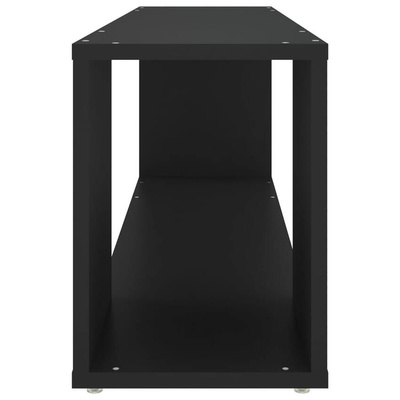 vidaXL Szafka pod TV, czarna, 100x24x32 cm, materiał drewnopochodny