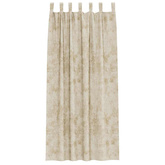 Zasłony z weluru z zasłonami 2 pcs Kremowy 260 x 140 cm Aksamit