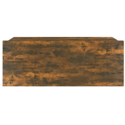 vidaXL Wiszące szafki nocne, 2 szt., przydymiony dąb, 40x30x15 cm