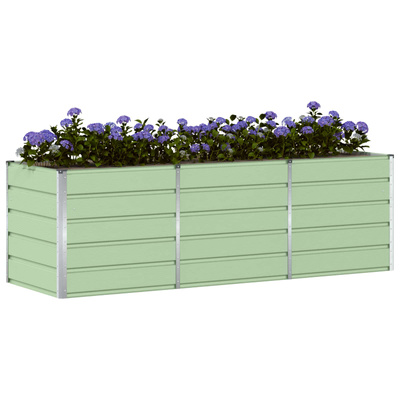 Donica Zielony 240 x 80 x 75 cm Stal