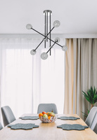 lampa sufitowa apeti paksos 6xg9 led czarny