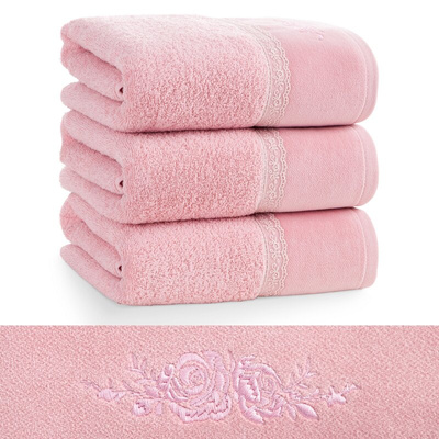 Ręcznik Sisi różowy 50x90