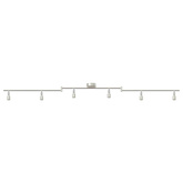 Reflektor sufitowy Nikiel 176,5 x 9,5 x 14 cm Stal