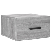 vidaXL Wiszące szafki nocne, 2 szt., szary dąb sonoma, 35x35x20 cm model standard