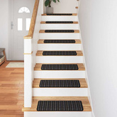 Samoprzylepne maty na schody 15 pcs Antracyt 65 x 21 x 4 cm