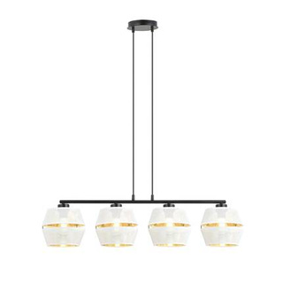 Lampa wisząca  MALIA 4 WHITE/GOLD