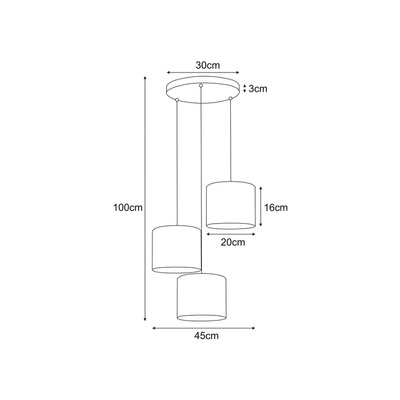 Lampa wisząca K-5202 z serii NICEA