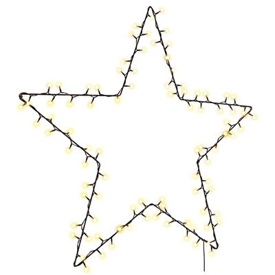 Lampki świąteczne gwiazda sylwetka, 115 LED