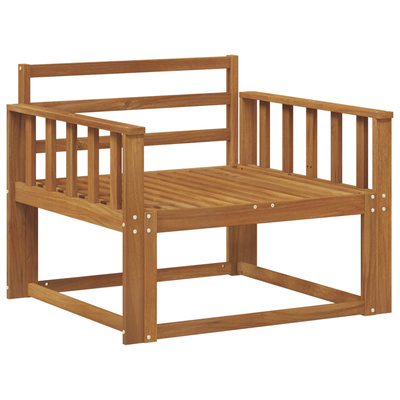 Środkowa sofa ogrodowa naturalny