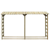 Budka na drewno opałowe, sosna impregnowana, 300 x 44 x 176 cm