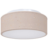 Lampa Sufitowa Ciemnoszary 30 x 30 x 13,5 cm tkanina