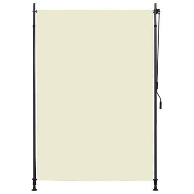 vidaXL Roleta zewnętrzna, 150x270 cm, kremowa