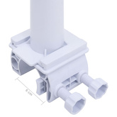 Zwijacz plandeki basenowej, z plastikową podstawą