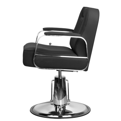 Gabbiano fotel barberski Rufo czarny 125392