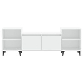vidaXL Szafka pod TV, biała, 80x36x50 cm, materiał drewnopochodny wariant 9