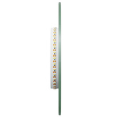 vidaXL Lustro łazienkowe z LED, 50x20 cm, owalne