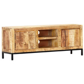 vidaXL Szafka pod TV, 118x30x45 cm, lite drewno mango