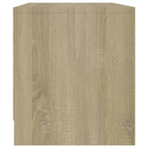 vidaXL Szafka pod TV, dąb sonoma, 90x35x40 cm, materiał drewnopochodny