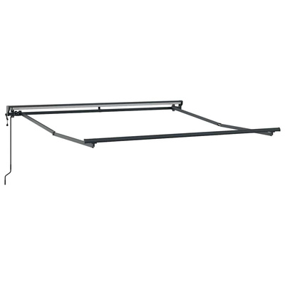 Rama markizy Z regulacją Antracyt 3 x 2,5 m Stal
