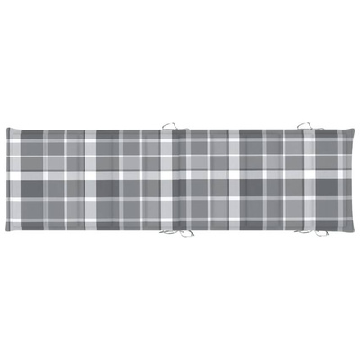 vidaXL Leżaki z poduszkami i stolikiem, 2 szt., lite drewno akacjowe