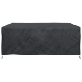 Pokrowiec na meble Gładki Czarny 200 x 200 x 90 cm 420D