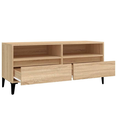 Szafka pod TV, dąb sonoma, 100x34,5x44,5 cm vidaXL