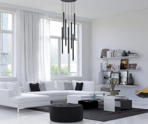 Lampa wisząca Ultrathin czarna 7