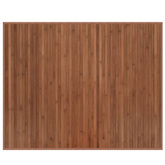 vidaXL Dywan prostokątny, brązowy, 80x100 cm, bambusowy