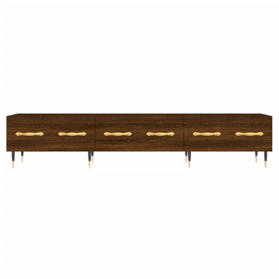 vidaXL Szafka pod TV, brązowy dąb, 150x30x44,5 cm