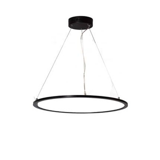 Lampa Biurowa Wisząca okragła Panel LED 36W Czarna Ramka Abruzzo Biuro