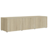 vidaXL Szafka pod TV, dąb sonoma 120x34x30 cm, materiał drewnopochodny
