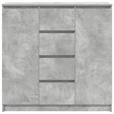 Komoda z szufladami Betonowy Szary 100,5x35x98,5 cm