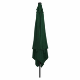Parasolka ogrodowa Zielony 295 x 295 x 245 cm Poliester i Stal
