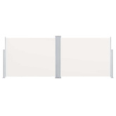 Zwijana markiza boczna, kremowa, 140 x 1000 cm