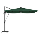 Parasol Roma Zielony 286 x 284 x 270 cm Aluminium i Poliester
