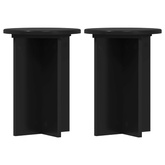 Stojak na rośliny 2 pcs Czarny ?29,5 x 40 cm