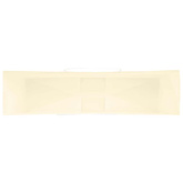 Torby papierowe 250 szt. z uchwytami żółte 54x15x49 cm