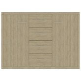 Szafka, kolor dąb sonoma, 88x30x65 cm, materiał drewnopochodny