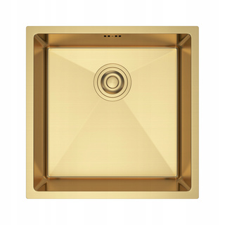 Zlewozmywak stalowy podwieszany Rita gold