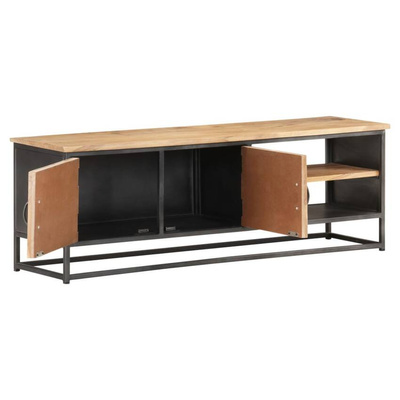 vidaXL Szafka pod TV, 120x30x40 cm, lite drewno akacjowe